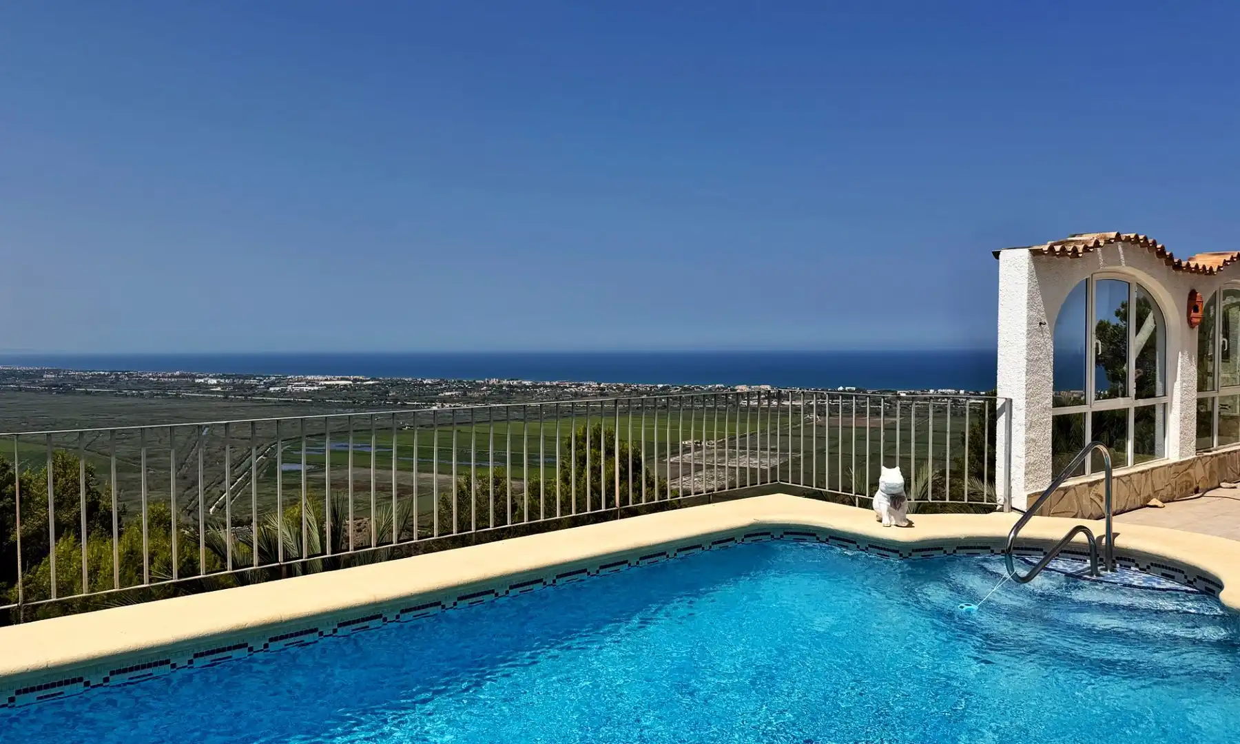 Piscina de Casa o xalet en venda en Dénia amb Aire condicionat, Calefacció i Jardí privat