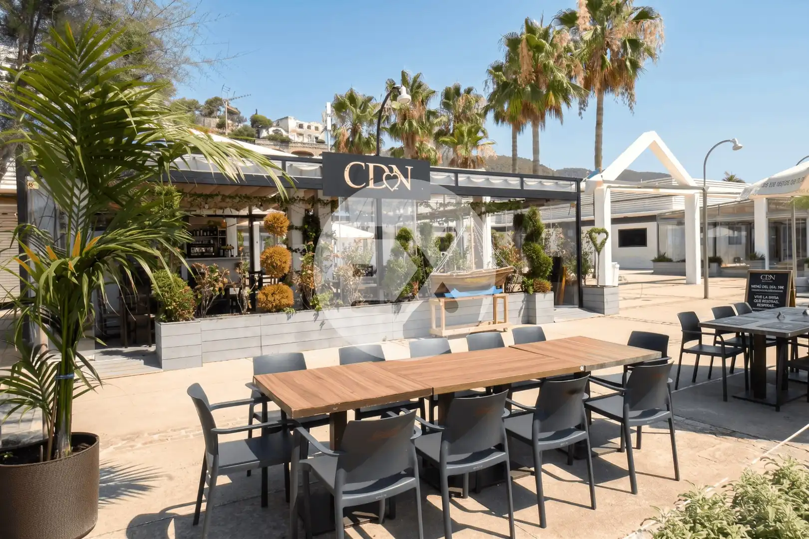 Terraza de Local en traspaso en Sitges con Aire acondicionado, Terraza y Amueblado