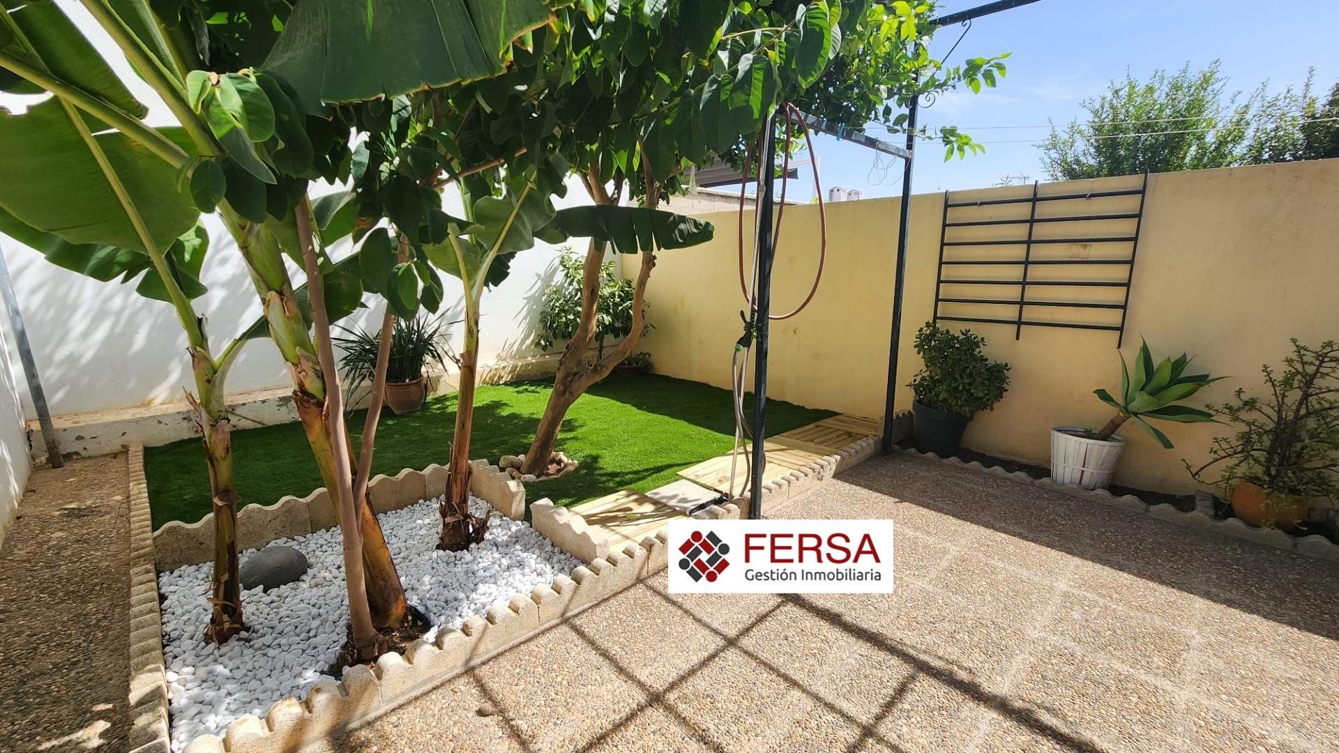 Garden of Single-family semi-detached to rent in El Puerto de Santa María  with Air Conditioner, Private garden and Terrace