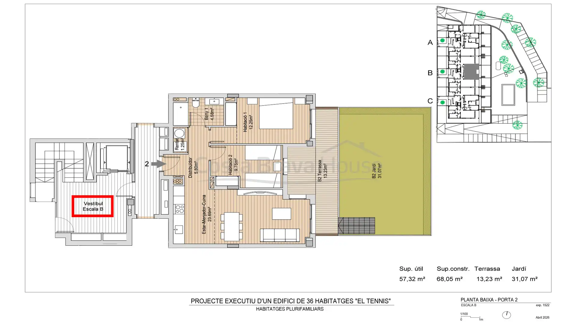 Appartement compact avec piscine à vendre à Carrer del Pirineu, imagen 15