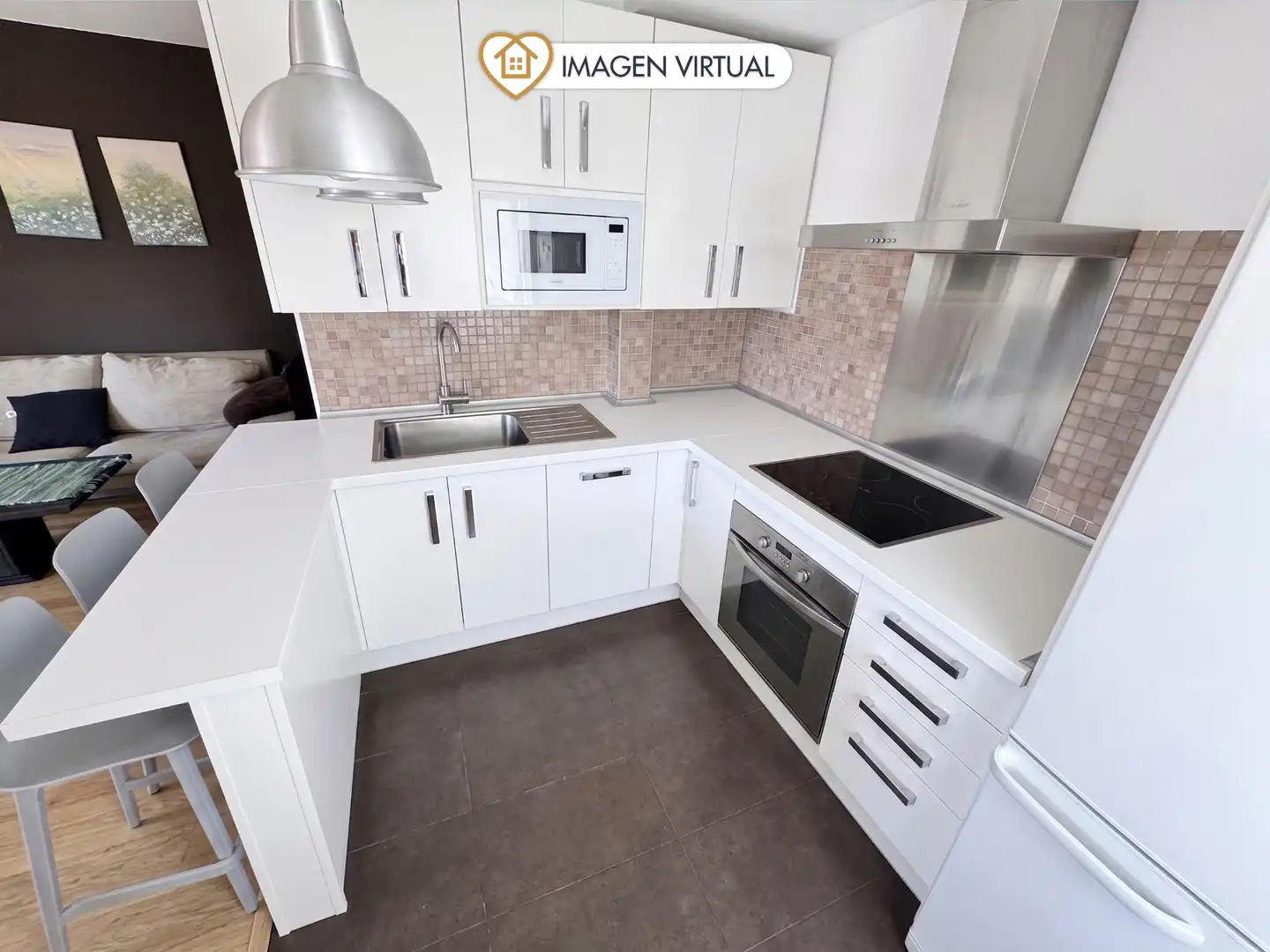 Cocina de Piso en venta en Castelldefels con Aire acondicionado, Calefacción y Parquet