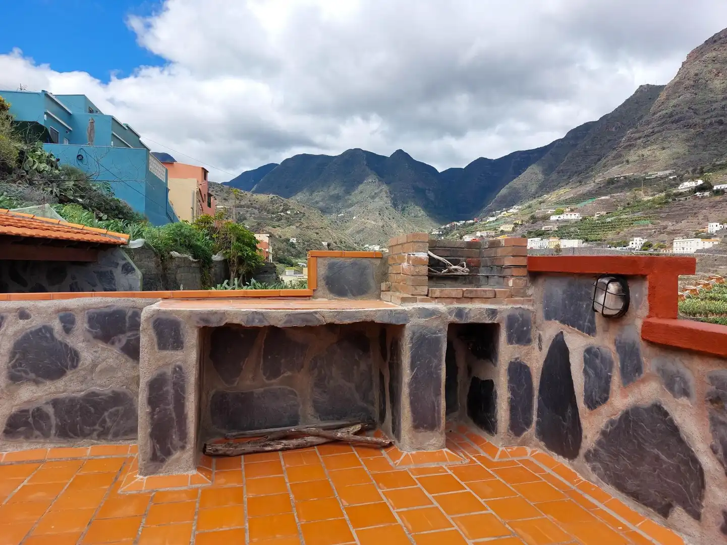Vista exterior de Finca rústica en venta en Hermigua con Jardín privado, Terraza y Amueblado