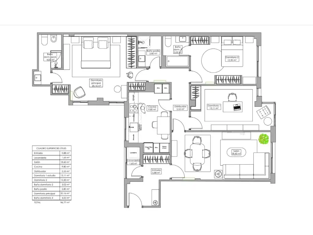 Piso en venta en Cambre 