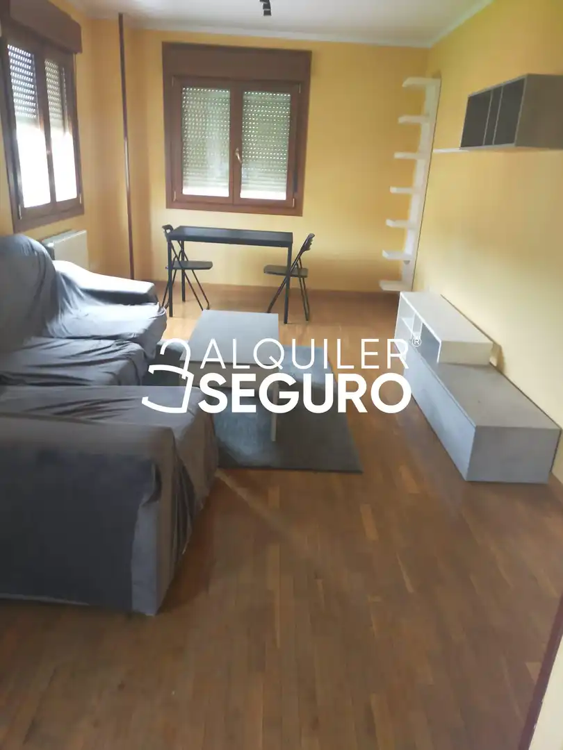 Sala de estar de Loft de alquiler en Oviedo  con Calefacción y Amueblado