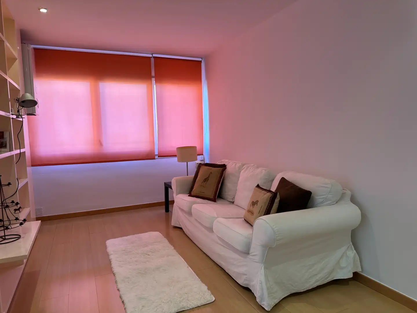 Sala de estar de Piso en venta en Lleida con Calefacción, Parquet y Amueblado