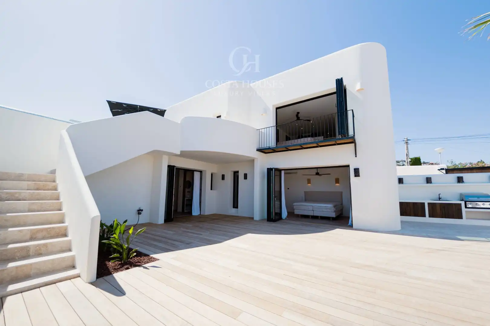 Vista exterior de Casa o chalet en venta en Benissa con Aire acondicionado, Calefacción y Jardín privado