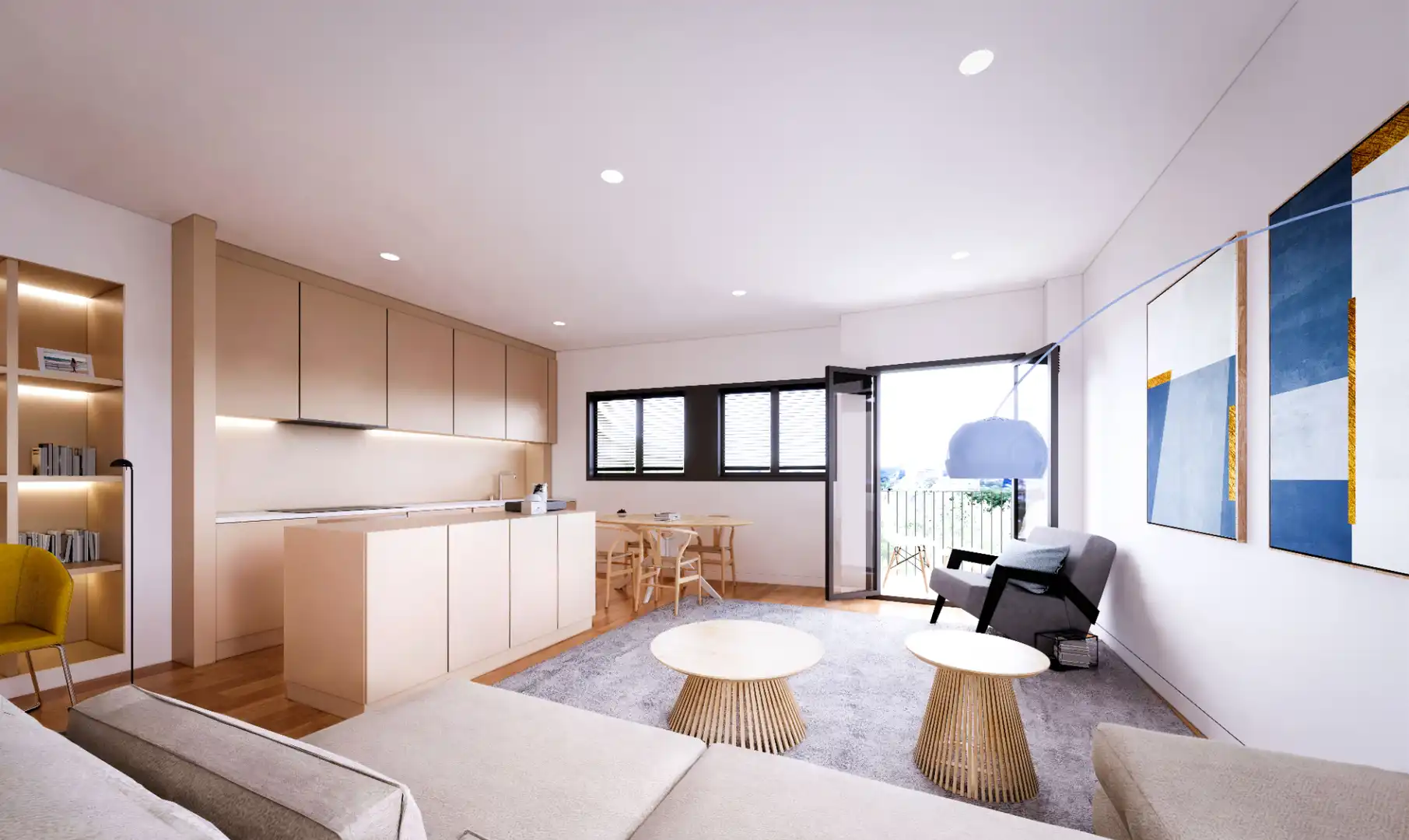 Appartamento con terrazza in vendita a Rúa Porto Rico, imagen 4
