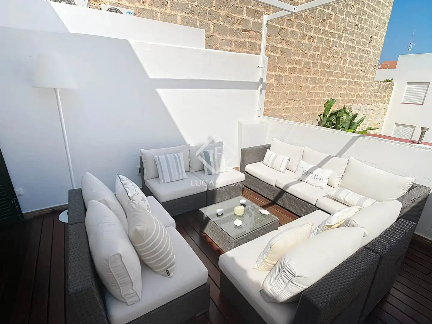 Terrasse von Haus oder Chalet zum Verkauf in Ciutadella de Menorca mit Klimaanlage, Heizung und Privatgarten