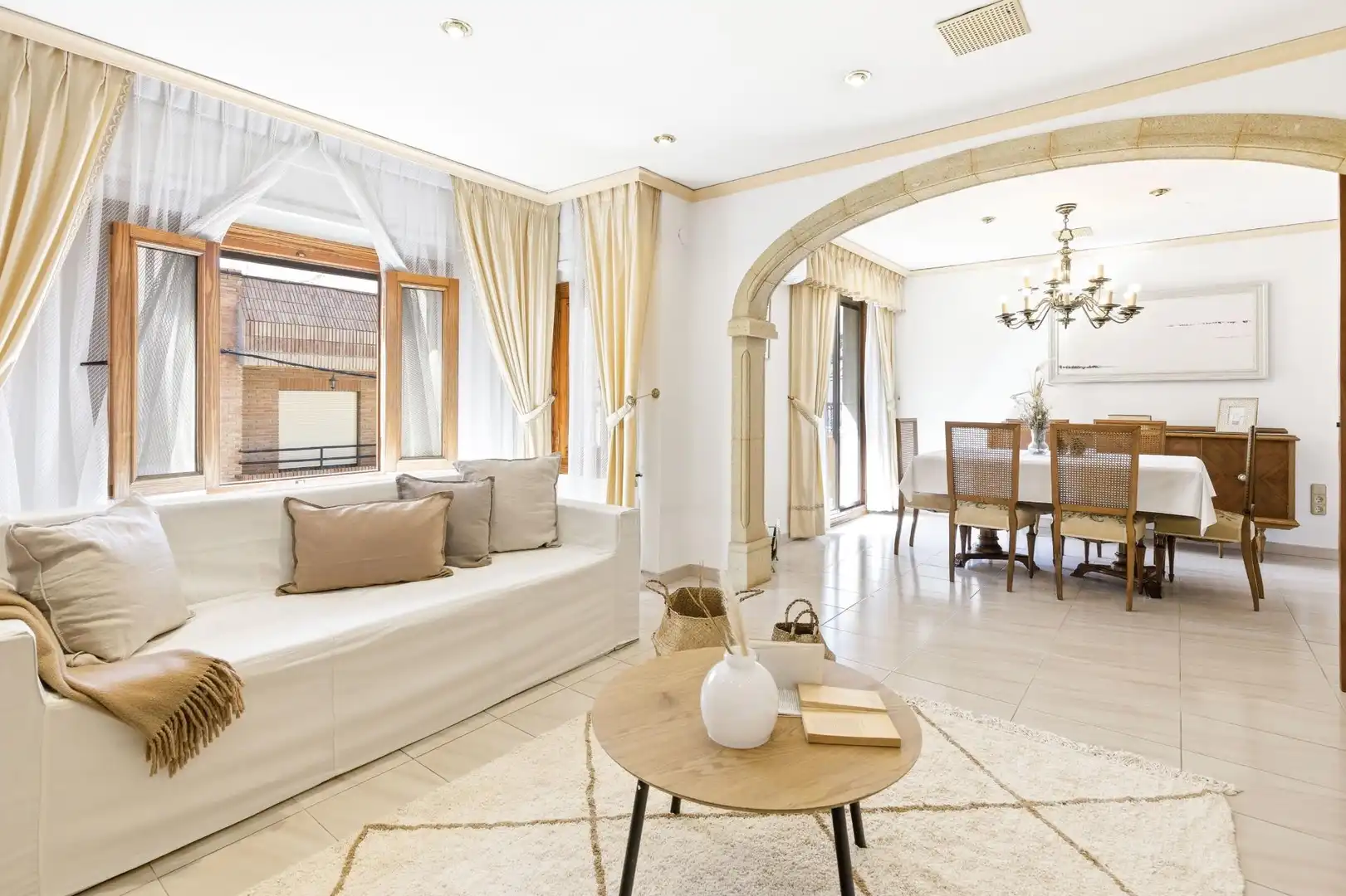 Wohnzimmer von Haus oder Chalet zum Verkauf in Benirredrà mit Klimaanlage, Terrasse und Abstellraum