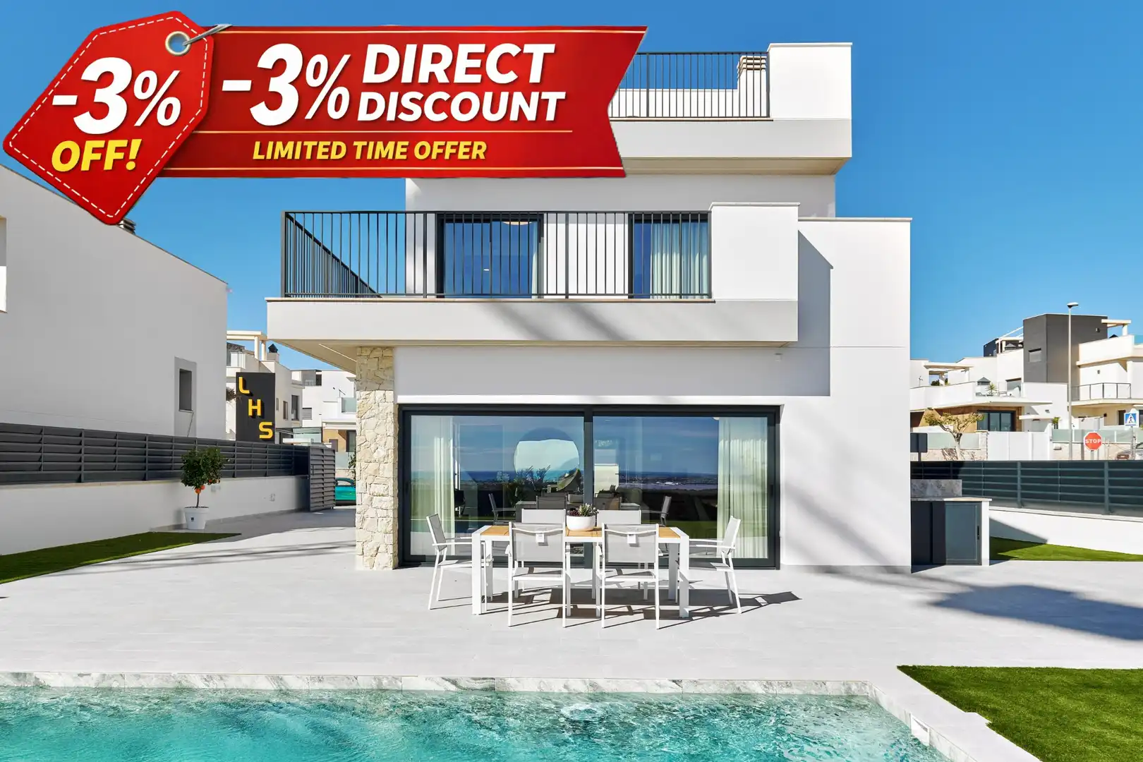 Villa avec terrasse à vendre à San Miguel de Salinas