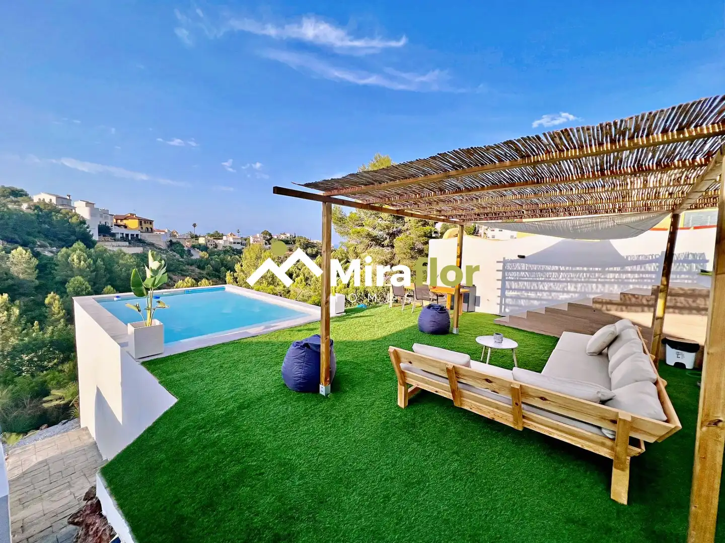Terraza de Casa o chalet en venta en Dénia con Aire acondicionado, Jardín privado y Terraza