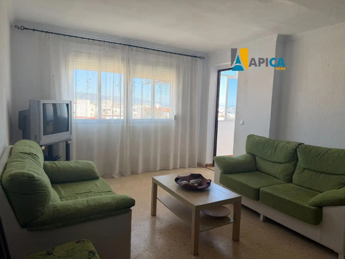 Living room of Flat for sale in Barbate  with Furnished