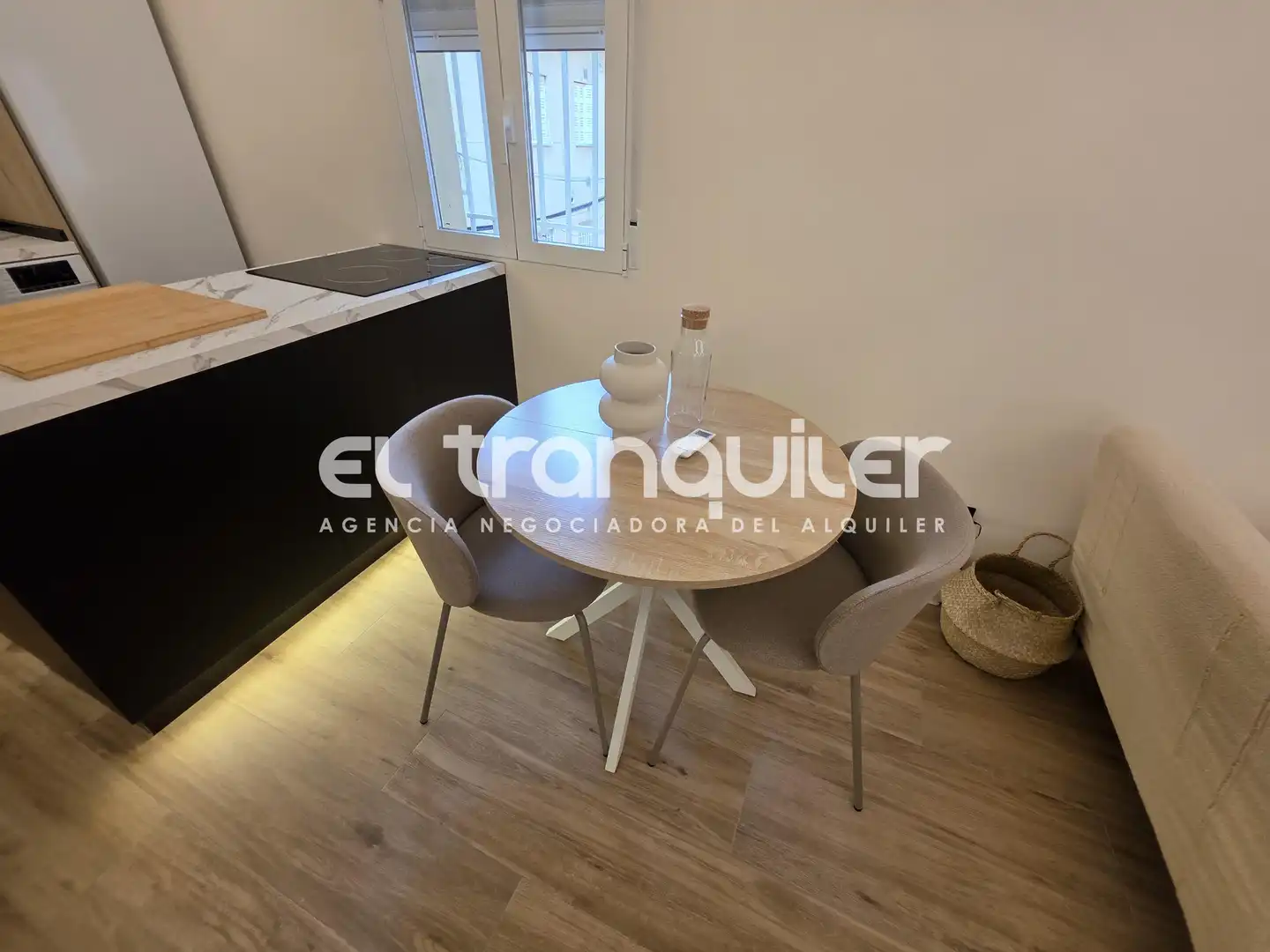 Esszimmer von Wohnung zur Miete in Madrid mit Klimaanlage, Möbliert und Waschmaschine