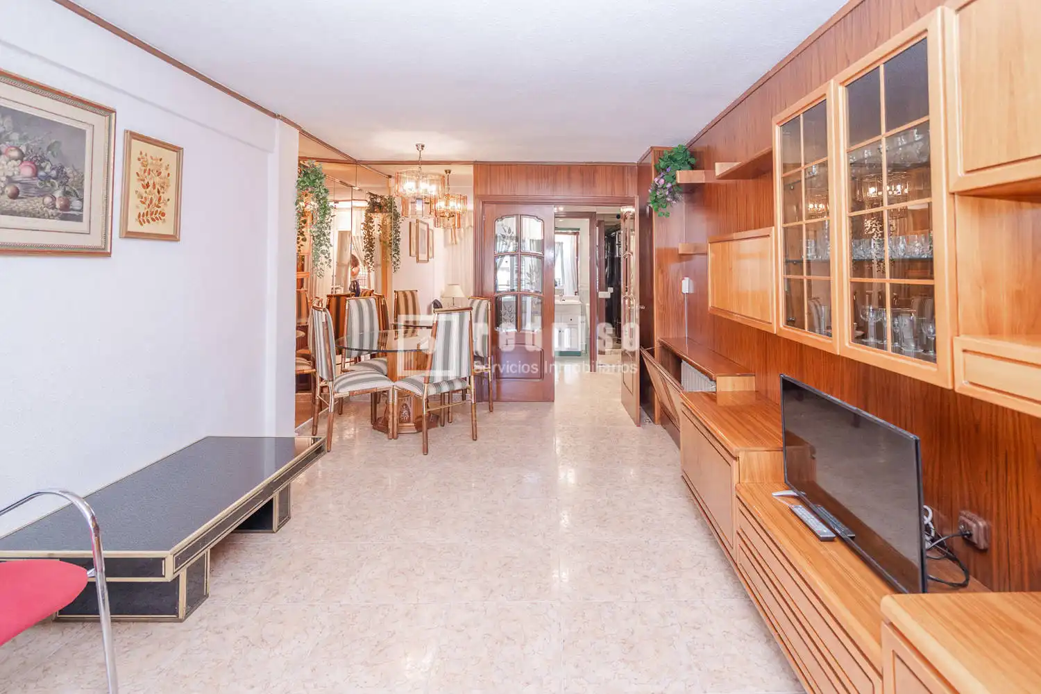 Sala d'estar de Pis en venda en Móstoles amb Aire condicionat, Calefacció i Terrassa
