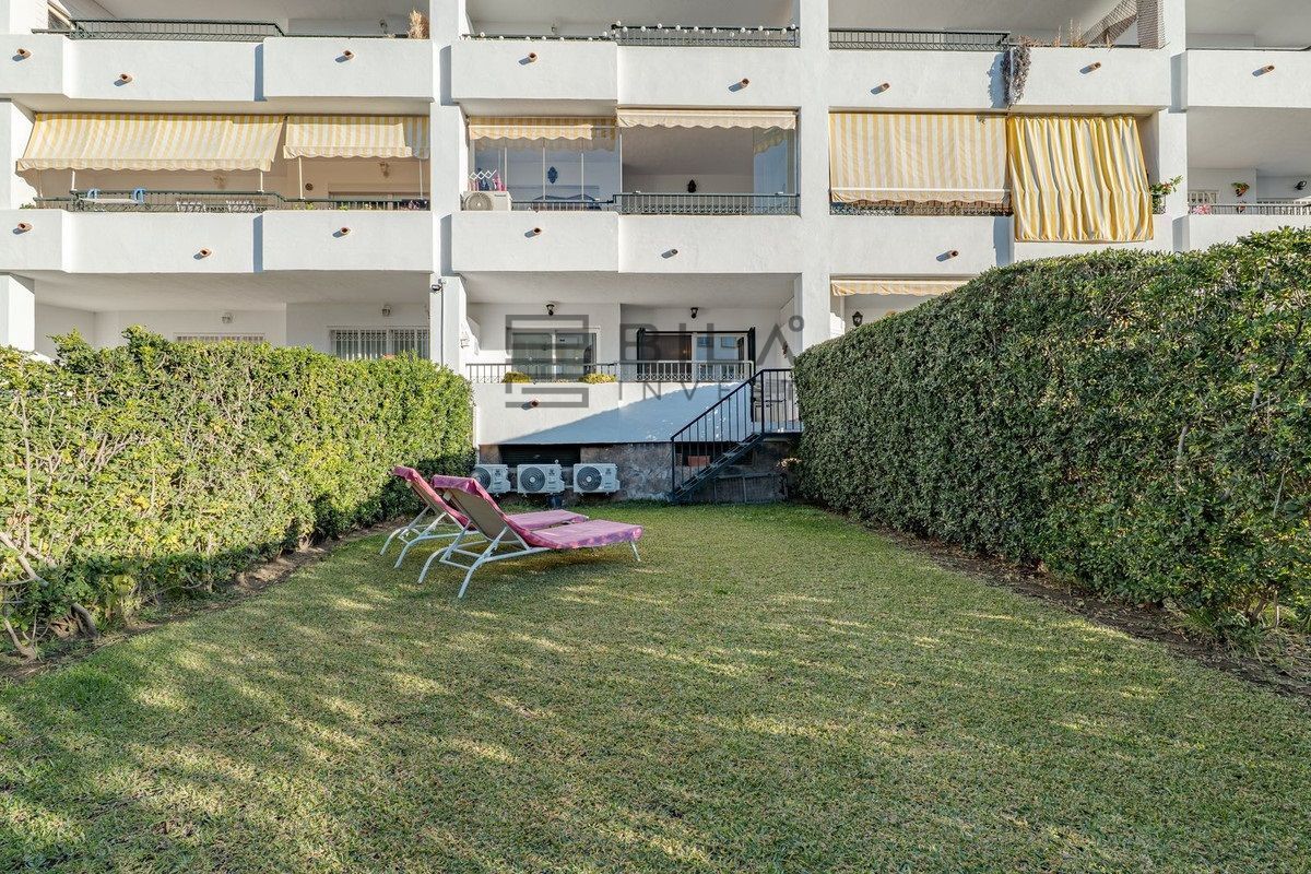 Garten von Wohnung zum Verkauf in Mijas mit Klimaanlage, Terrasse und Schwimmbad