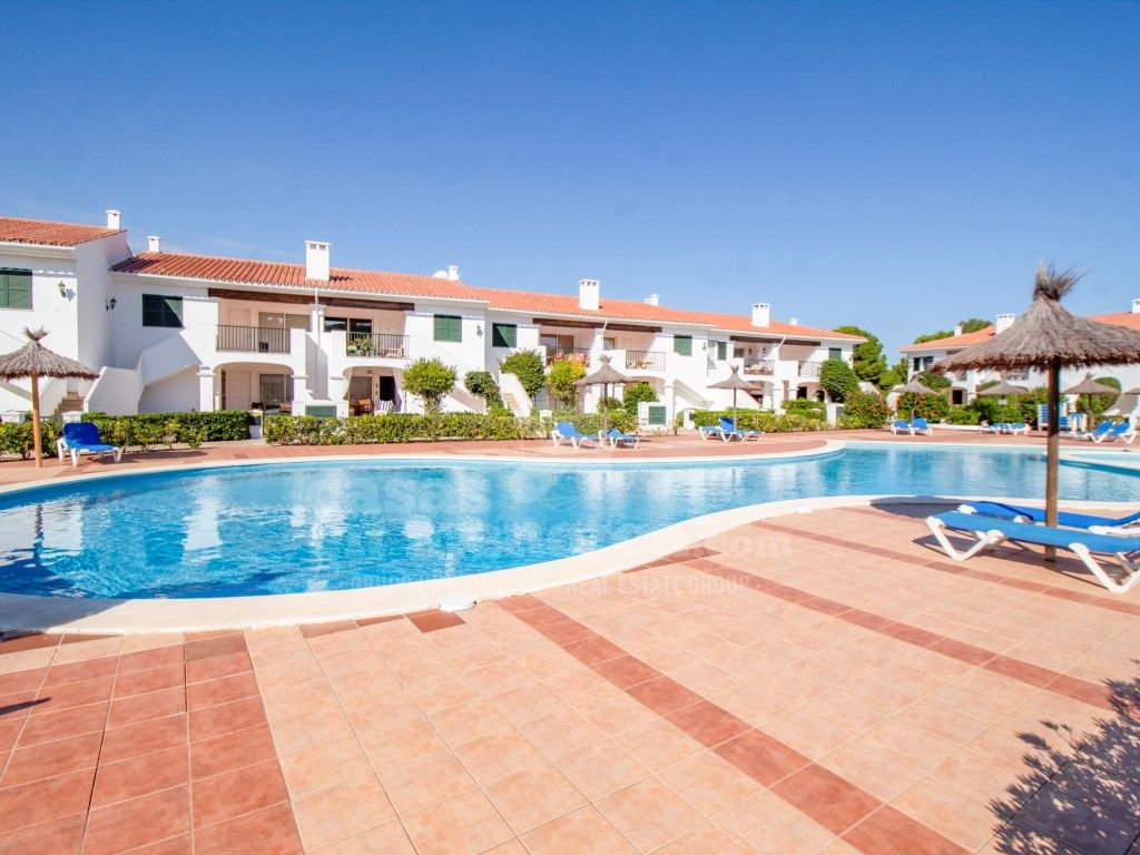 Swimming pool of Apartment for sale in Es Mercadal  with Air Conditioner, Private garden and Terrace