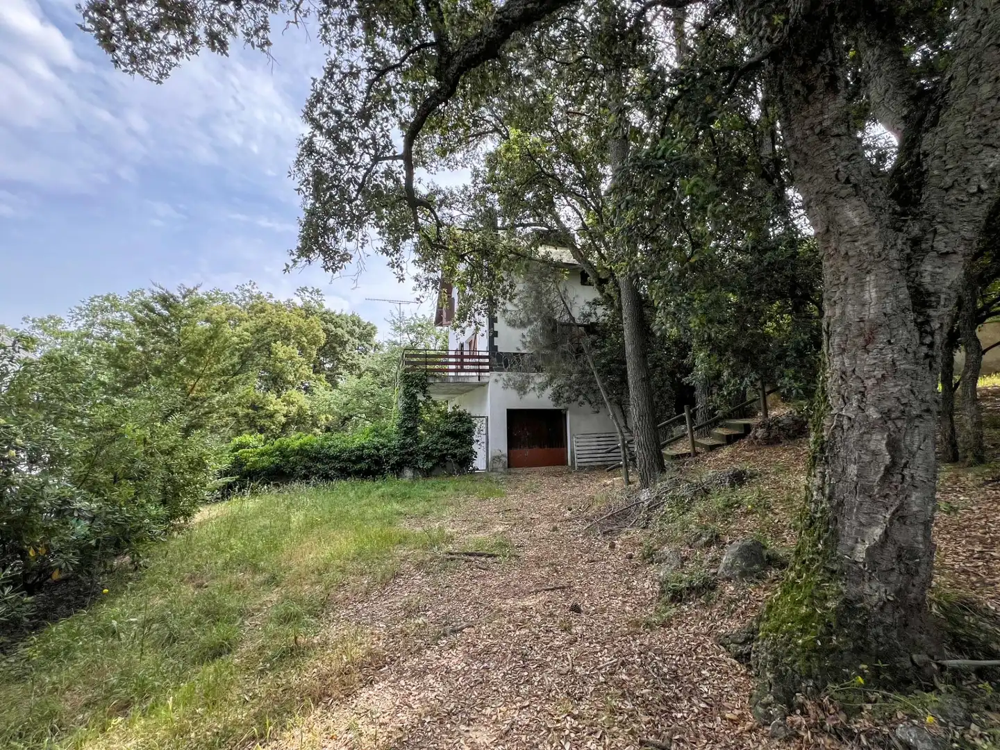 Vista exterior de Casa o chalet en venta en Vallgorguina con Calefacción, Jardín privado y Terraza