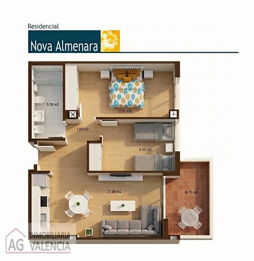 Apartament de lloguer en Almenara, Castellón