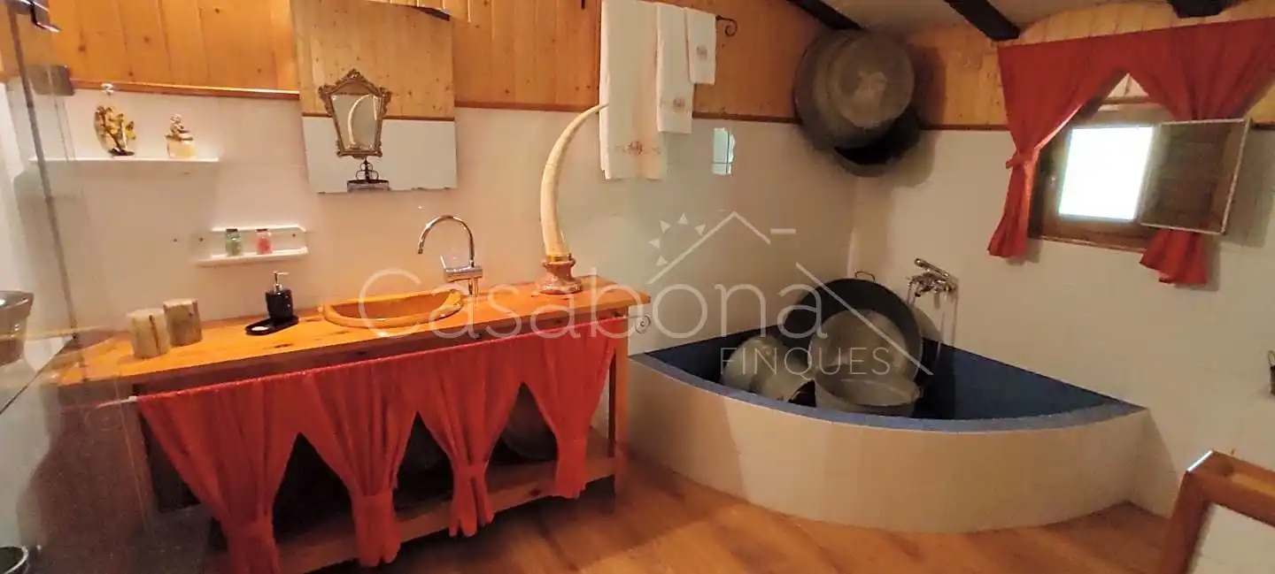 Cocina de Finca rústica en venta en Arbúcies con Jardín privado, Terraza y Amueblado