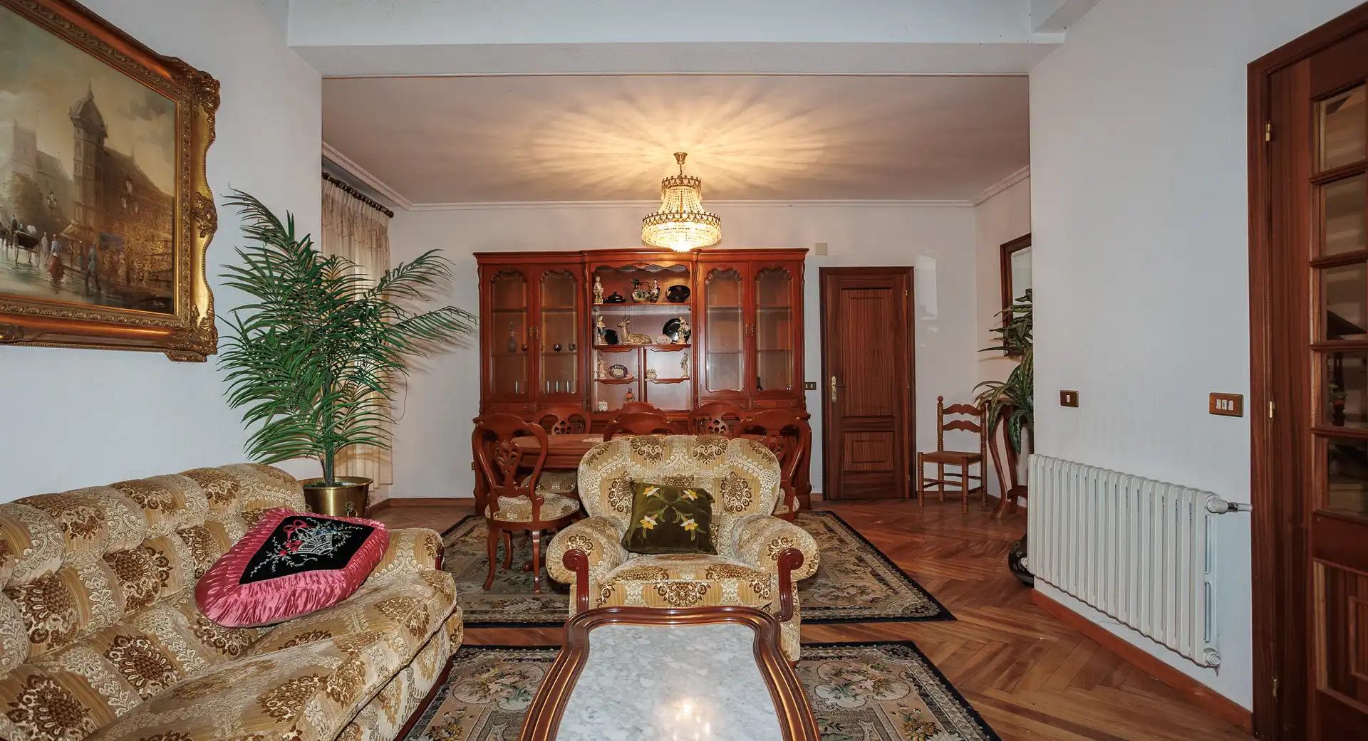 Sala de estar de Finca rústica en venta en O Barco de Valdeorras   con Amueblado