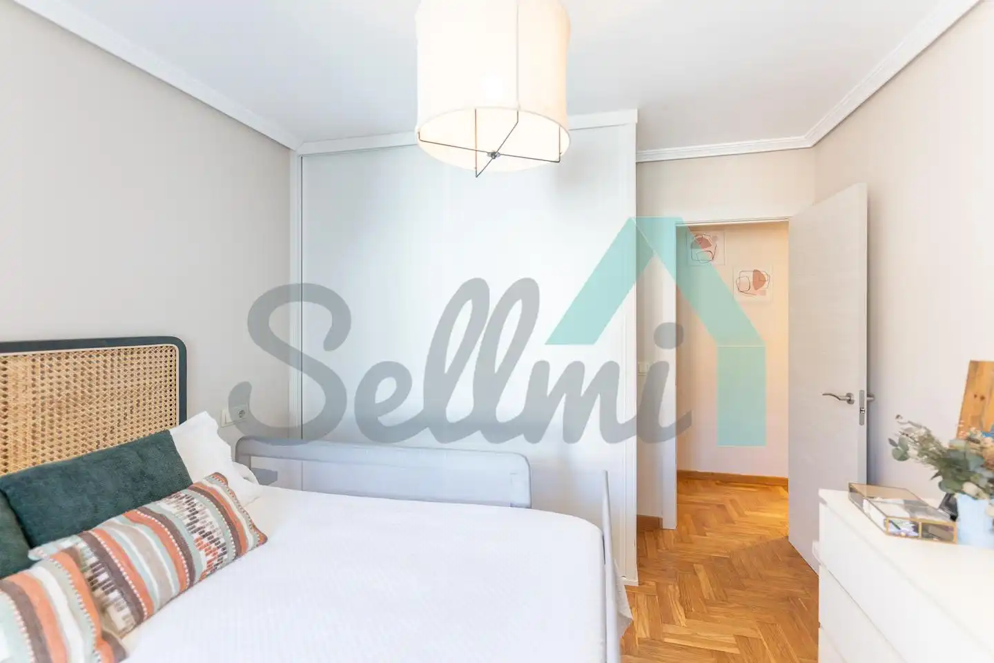 Schlafzimmer von Wohnung zum Verkauf in Oviedo  mit Heizung, Parkett und Terrasse