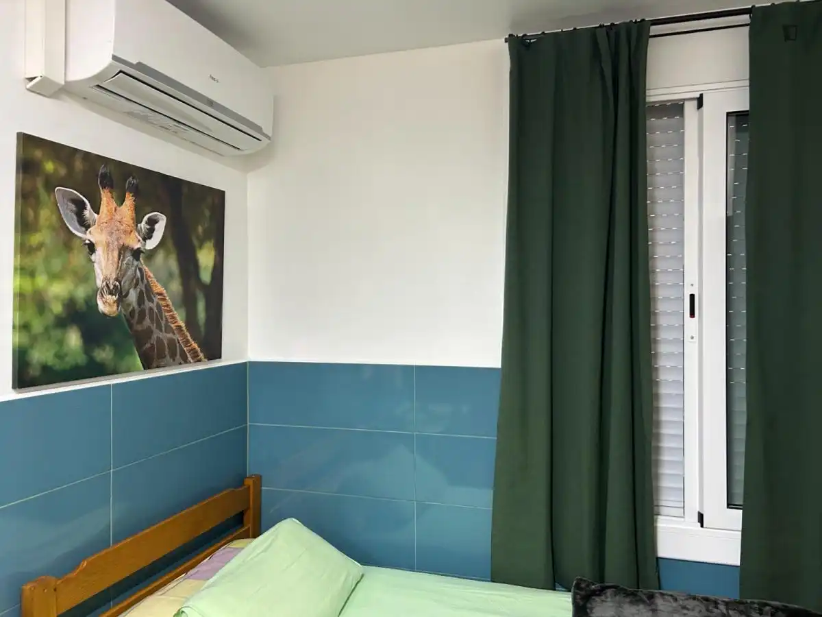 Bedroom of Study for rent in L'Hospitalet de Llobregat  with Air Conditioner, Heating and Furnished