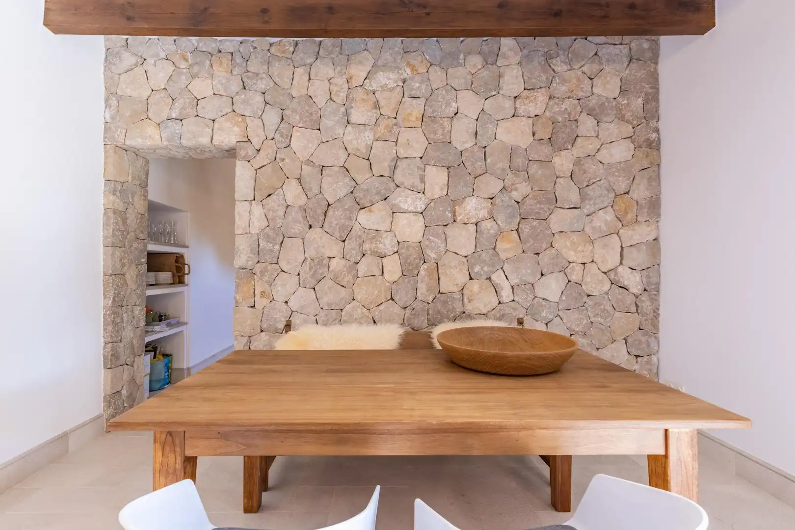Menjador de Finca rústica en venda en  Palma de Mallorca amb Aire condicionat, Calefacció i Jardí privat