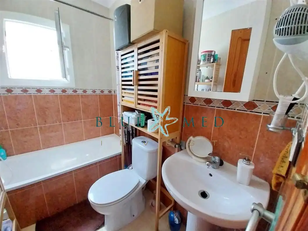 Dormitori de Casa o xalet en venda en Mazarrón amb Aire condicionat, Terrassa i Piscina