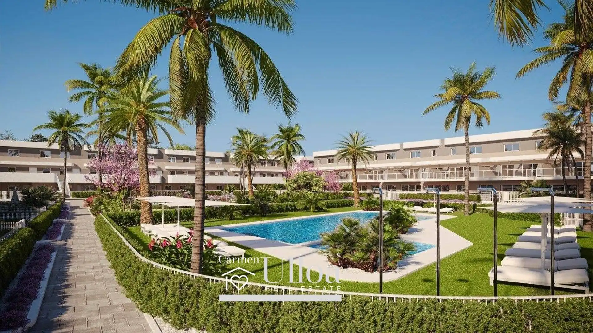 Jardí de Planta baixa en venda en Monforte del Cid amb Aire condicionat, Jardí privat i Terrassa