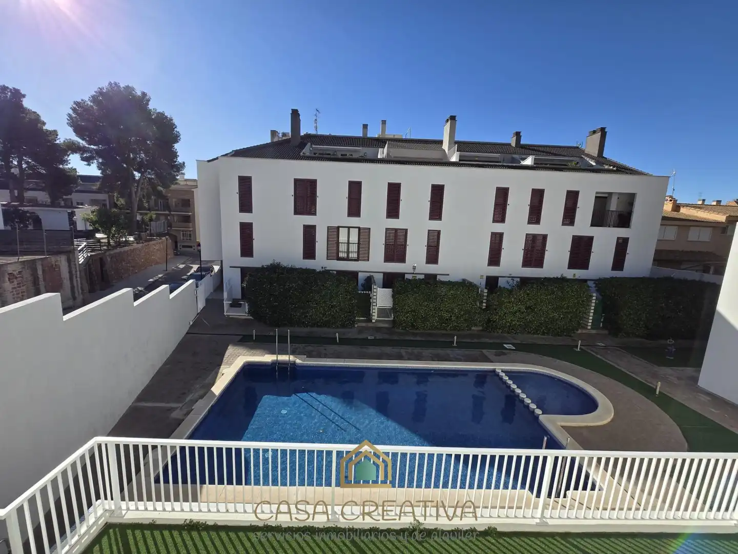 Piscina de Pis en venda en Náquera amb Aire condicionat, Calefacció i Jardí privat