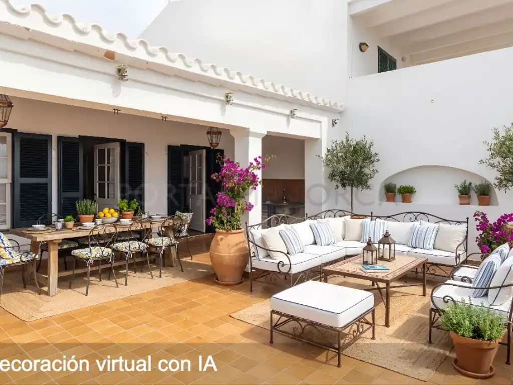 Terrassa de Casa o xalet en venda en Maó - Mahón amb Piscina comunitària