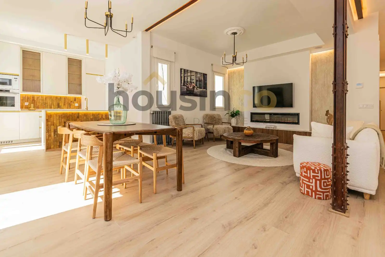 Sala de estar de Ático en venta en Madrid con Aire acondicionado, Calefacción y Terraza