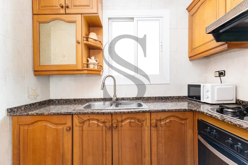 Cocina de Ático en venta en Barcelona con Terraza y Horno