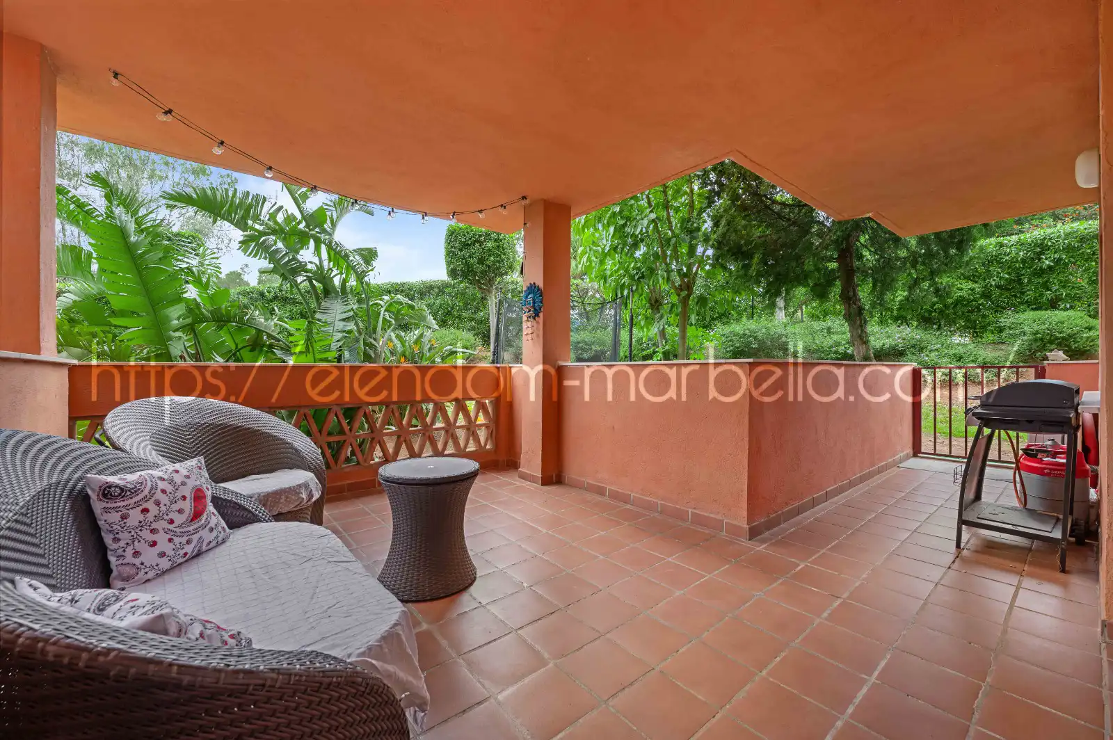 Garten von Wohnungen zum Verkauf in Marbella mit Klimaanlage, Terrasse und Möbliert