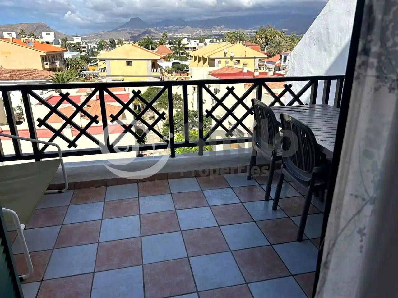 Terraza de Dúplex de alquiler en Arona con Terraza, Amueblado y Piscina comunitaria