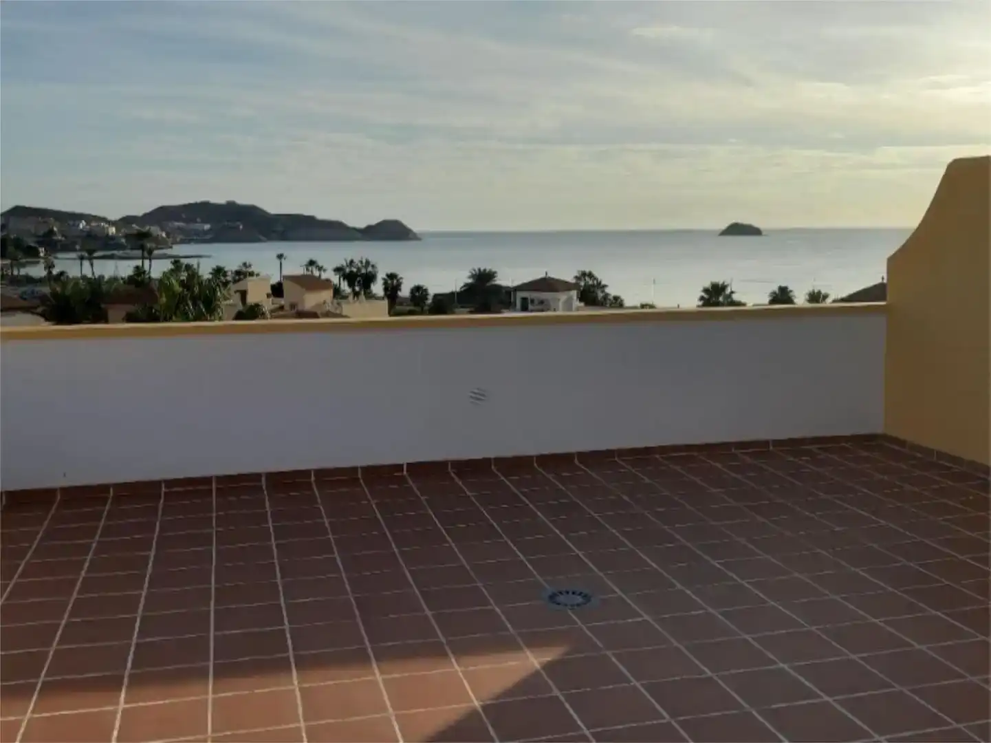 Terrasse von Dachboden zur Miete in Pulpí mit Klimaanlage, Schwimmbad und Möbliert