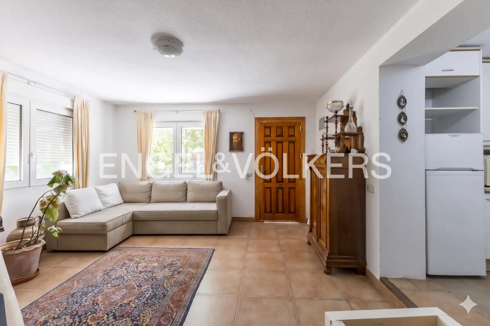 Sala de estar de Casa o chalet en venta en San Agustín del Guadalix con Aire acondicionado, Calefacción y Jardín privado