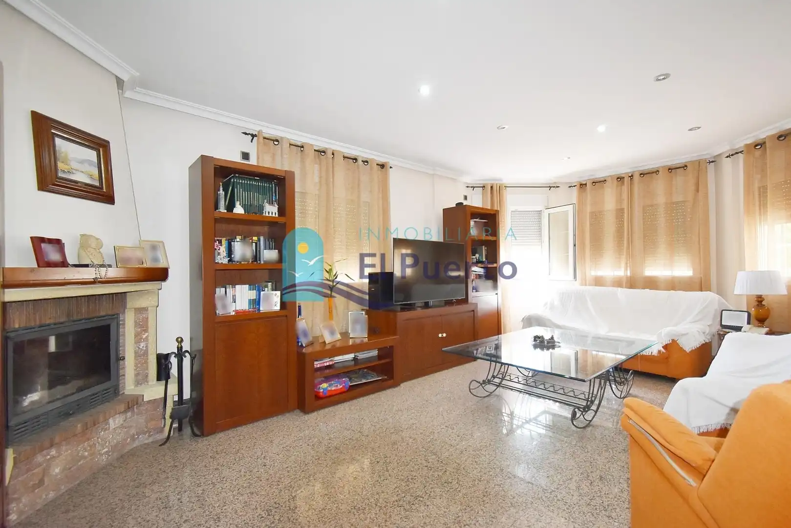 Sala de estar de Casa o chalet en venta en Mazarrón con Aire acondicionado, Terraza y Trastero