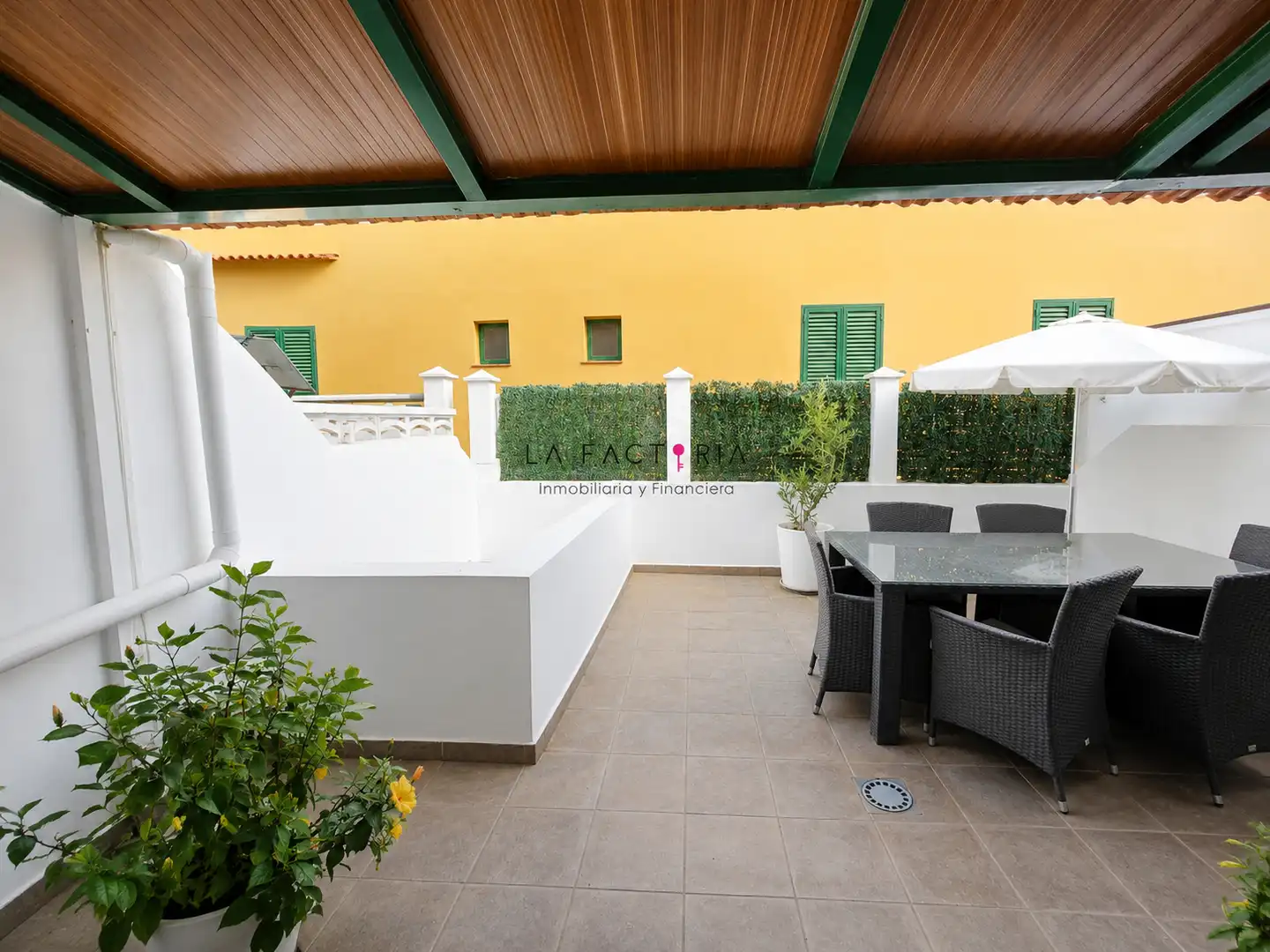 Terrassa de Casa adosada en venda en San Miguel de Abona amb Aire condicionat, Jardí privat i Terrassa
