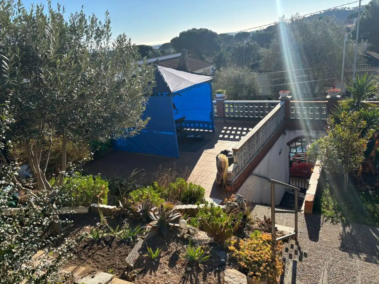 Terrassa de Casa o xalet en venda en Fogars de la Selva amb Calefacció, Jardí privat i Terrassa