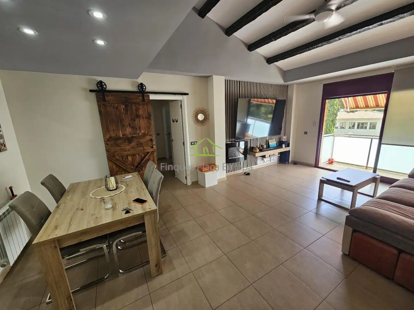 Sala d'estar de Apartament en venda en Santa Cristina d'Aro amb Aire condicionat, Calefacció i Terrassa