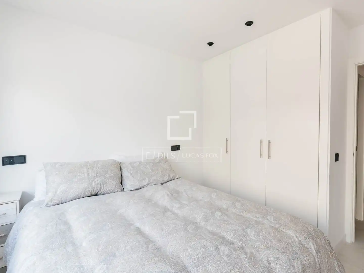Bedroom of Flat for rent in Madrid  with Heating and Furnished