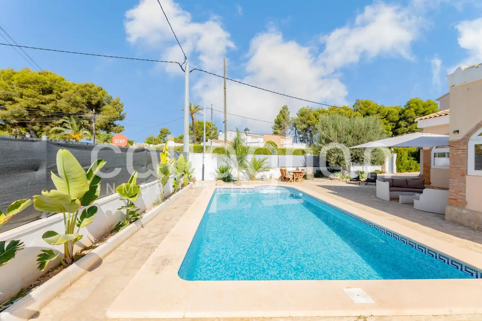 Swimming pool of Houses for sale in Serra  with Air Conditioner, Heating and Private garden