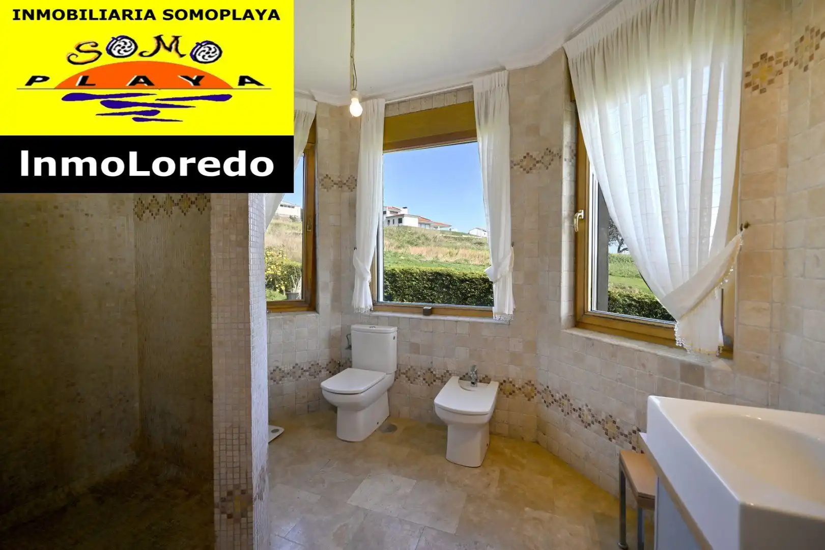 Baño de Casa o chalet en venta en Ribamontán al Mar con Calefacción, Jardín privado y Terraza