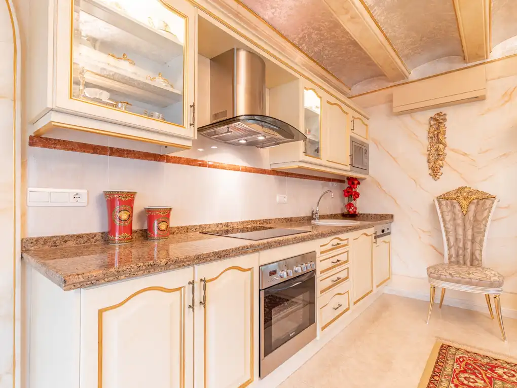 Cuina de Casa o xalet en venda en Jávea / Xàbia amb Aire condicionat, Jardí privat i Terrassa