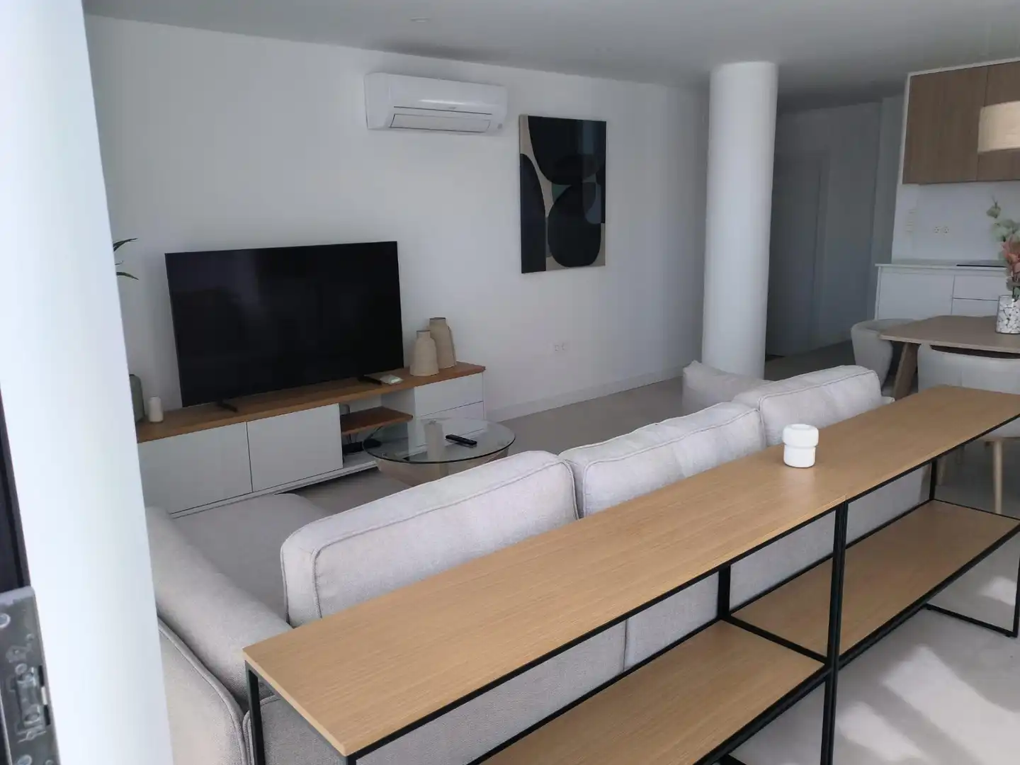 Living room of Flat for rent in Marbella  with Air Conditioner, Heating and Terrace