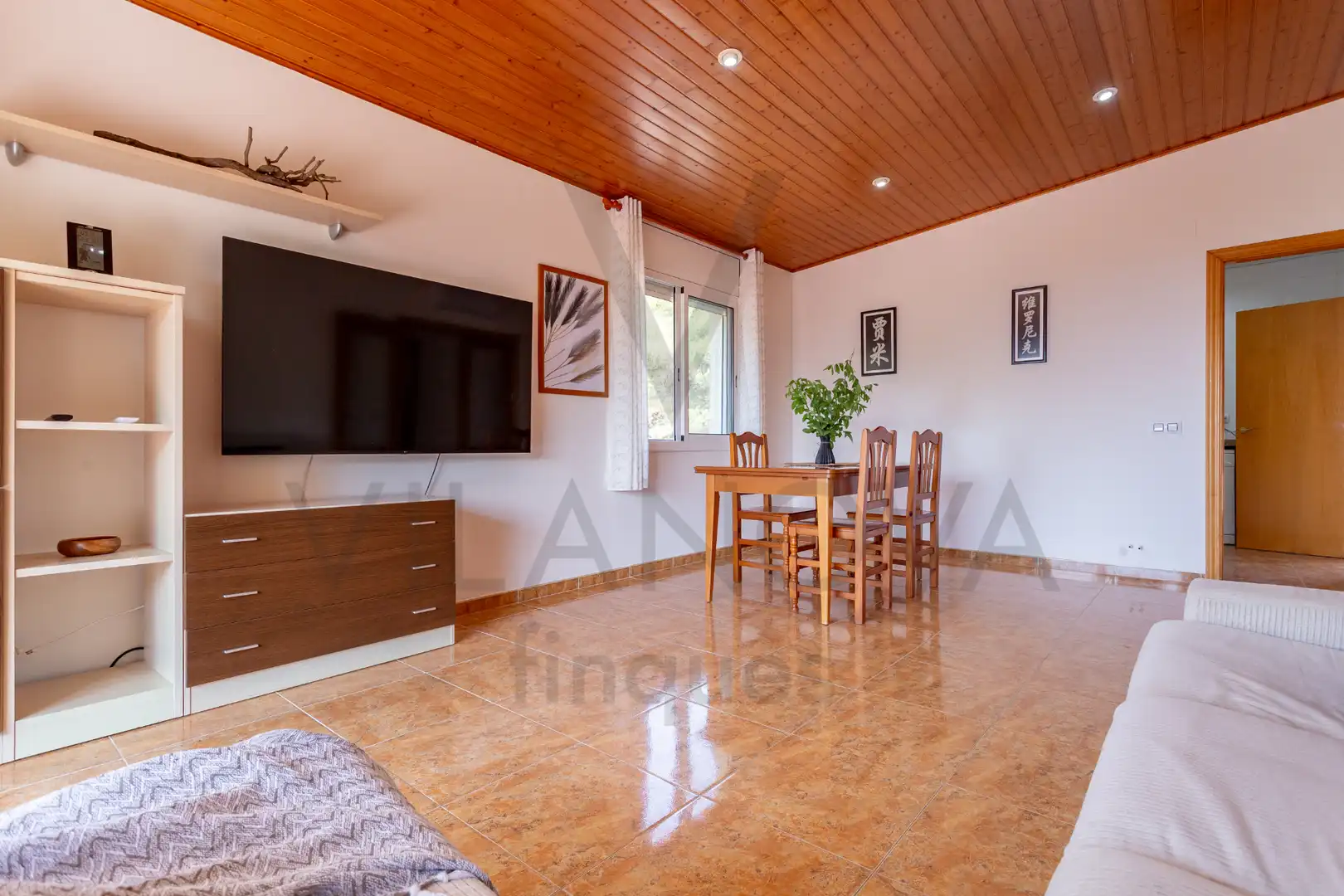 Sala de estar de Casa o chalet en venta en Cabra del Camp con Aire acondicionado, Calefacción y Jardín privado