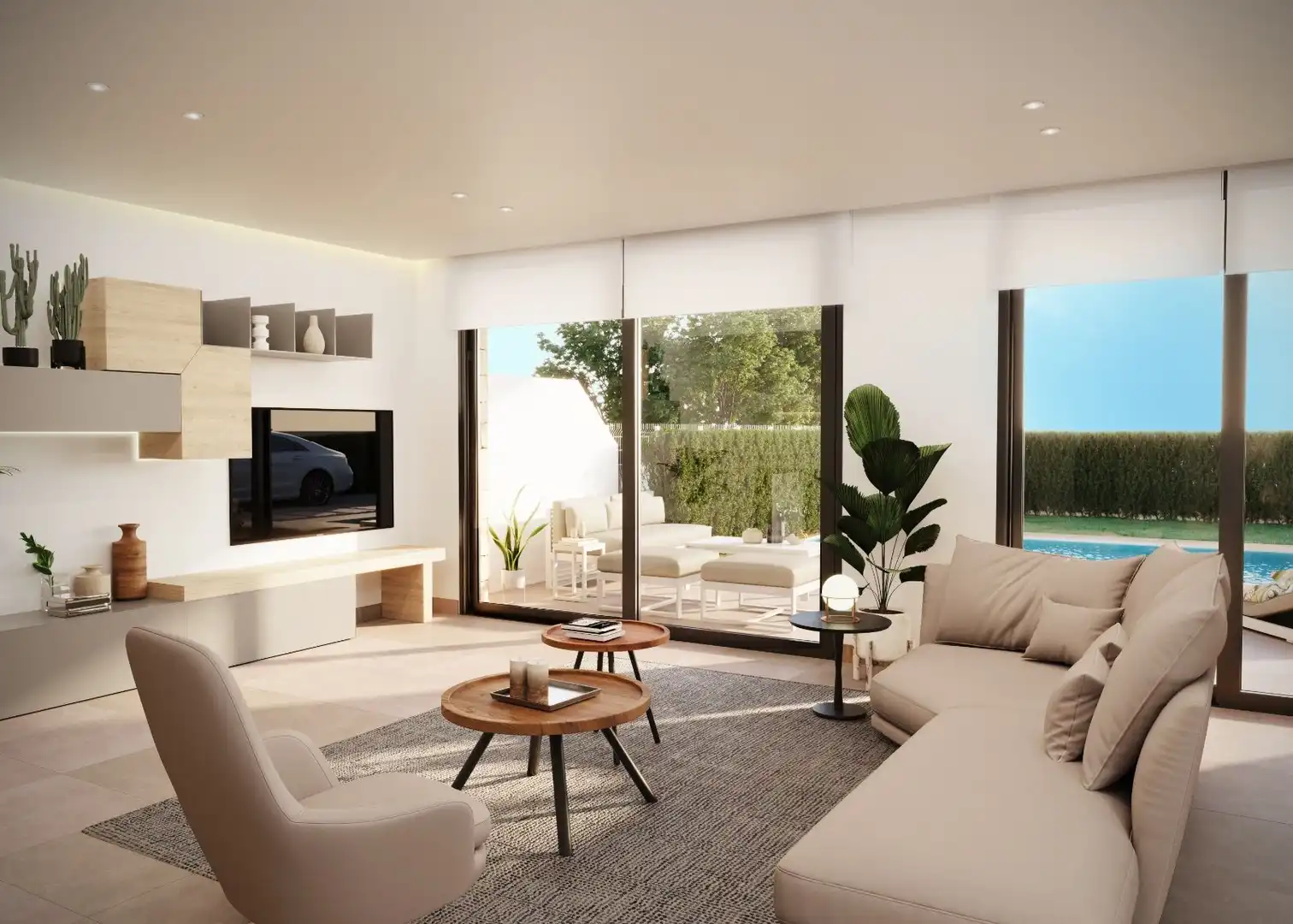 Sala de estar de Casa o chalet en venta en Capdepera con Aire acondicionado, Calefacción y Jardín privado