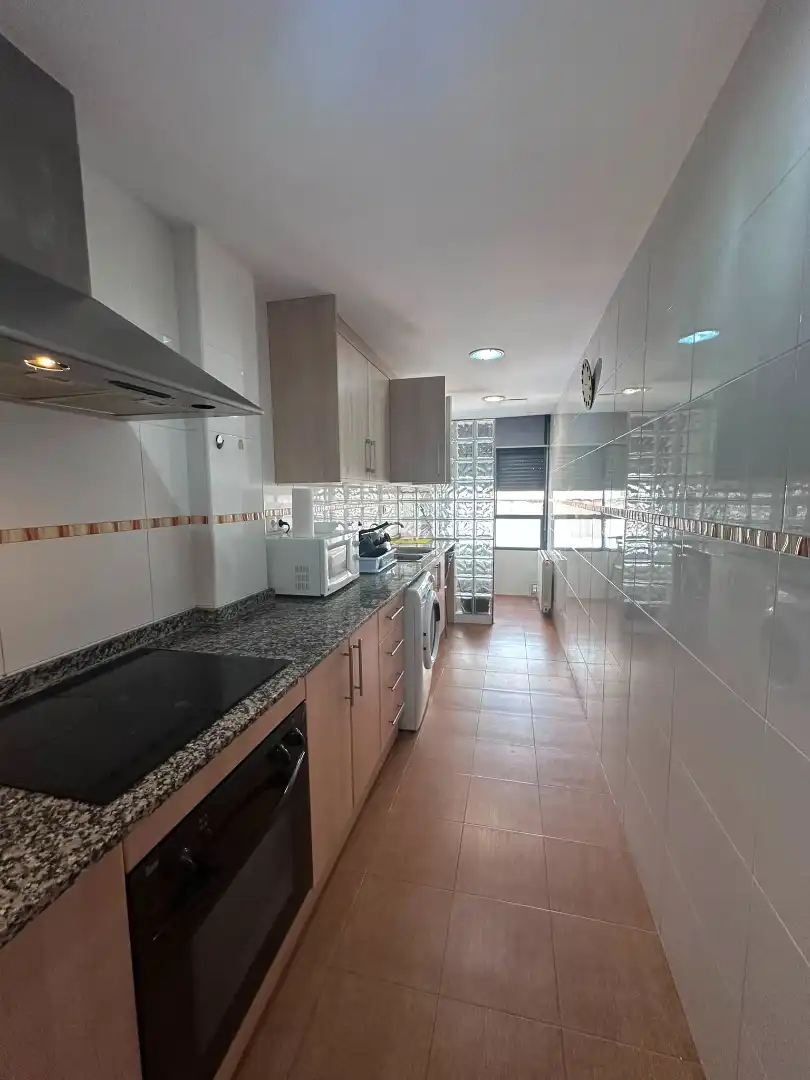 Kitchen of Flat for rent in Vila-real  with Air Conditioner, Heating and Furnished