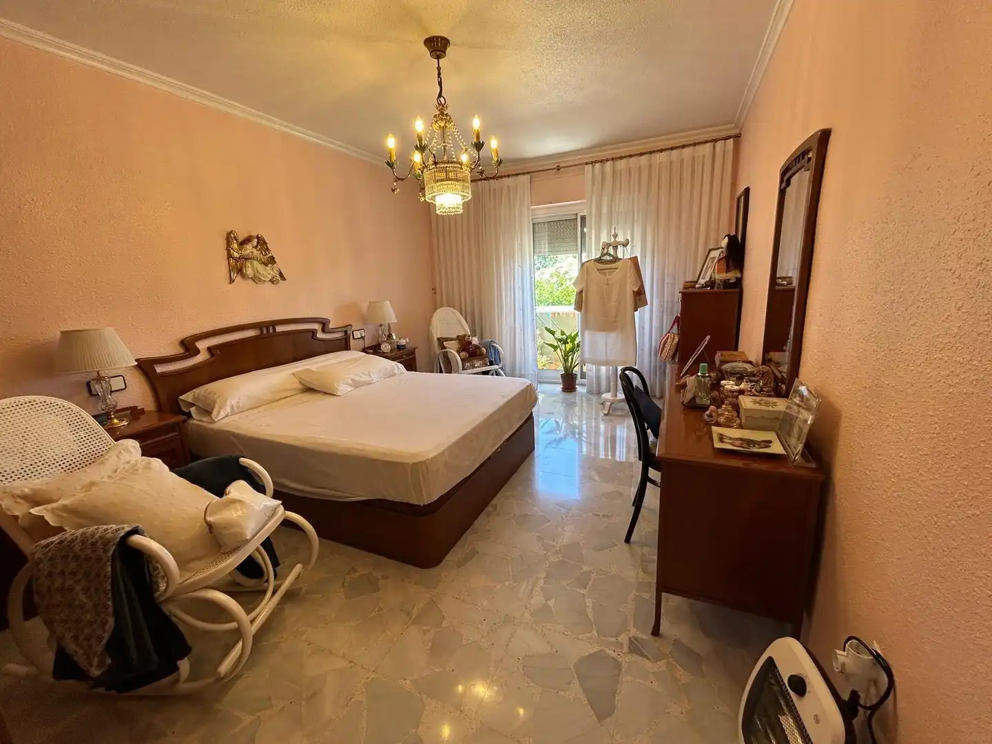 Bedroom of Flat for sale in Petrer  with Air Conditioner, Heating and Balcony